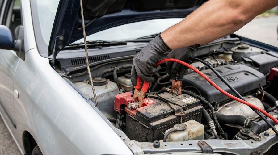 Engine and battery failure