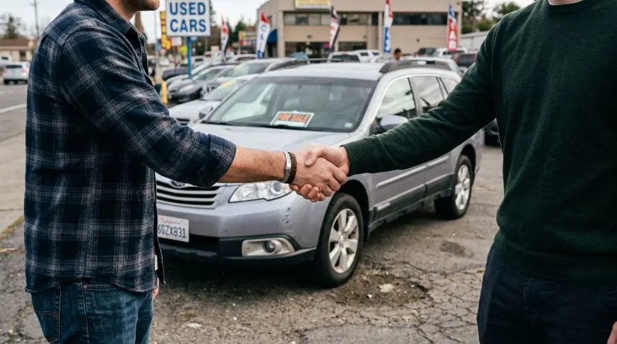 We buy vehicles